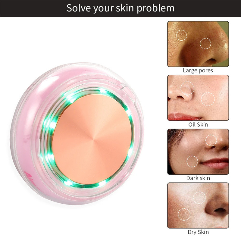 Ultrazvučni masažer za lice LED Photon Therapy Skin Therapy Skin Vibrating Anti-acne Njega protiv bora Instrument za masku za lice