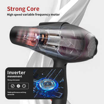 Στεγνωτήρας μαλλιών 2000W Real Power Πιστολάκι για επαγγελματικό σαλόνι Εξοικονόμηση ενέργειας Εργαλεία styling πιστολάκι μαλλιών ζεστού κρύου αέρα