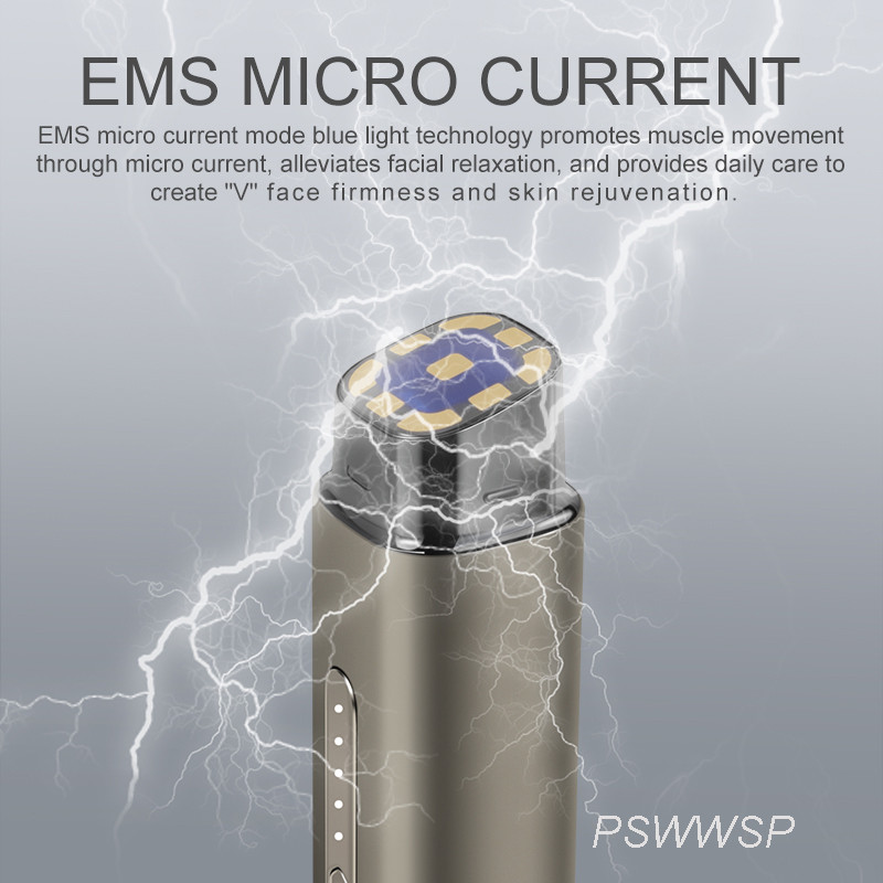 EMS mikrovoolu näomasseerija RF punane sinine valgus vananemisvastane Skin Lift noorendav kortsude eemaldaja näohooldus iluseadmed