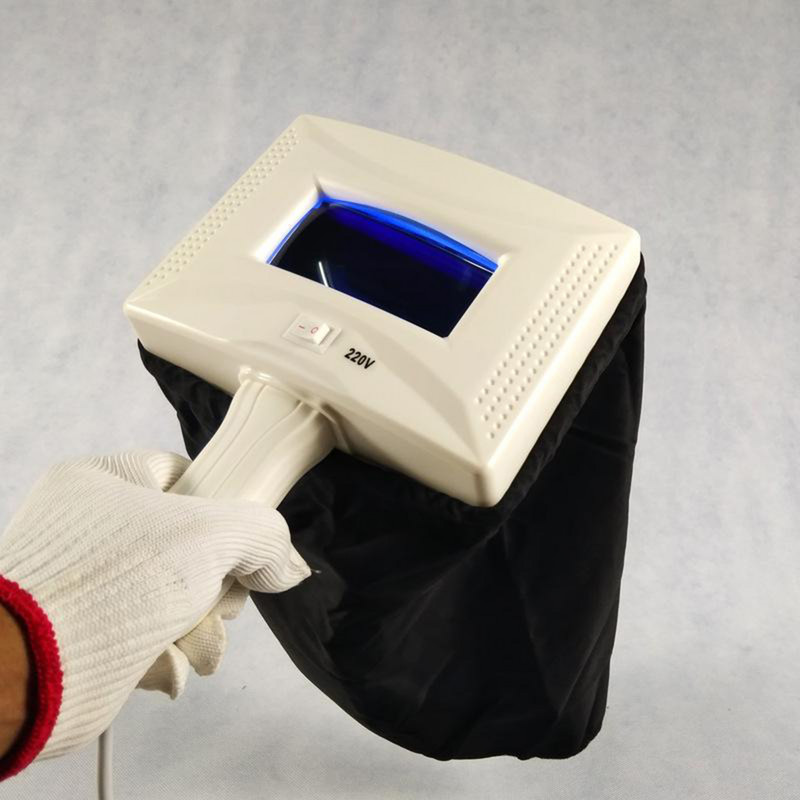 Analizor de piele pentru testare a pielii faciale de frumusețe cu glugă de blocare a luminii Revizuire facială Rozacee Lumin bărbați Kit pentru bărbați Acnee expusă