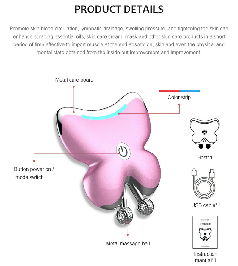 Uus LED Smart Facial Gua Sha Device Face Skincare SPA Lifting Therapy Massage GuaSha kraapivad nahahooldusvahendid