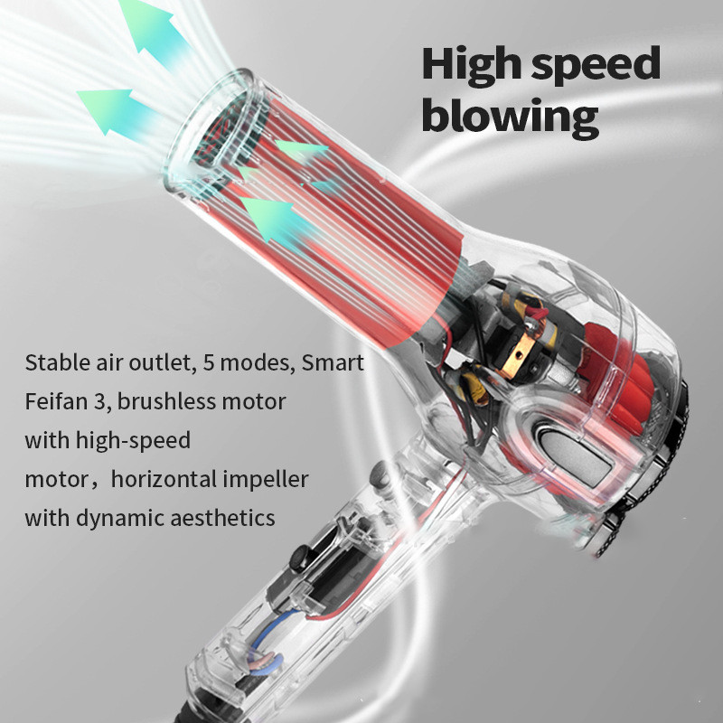 Sušilo za kosu Kućni frizerski salon velike snage Profesionalno sušilo za kosu Vrući i hladan vjetar Sušilo za kosu na konstantnoj temperaturi Njega kose