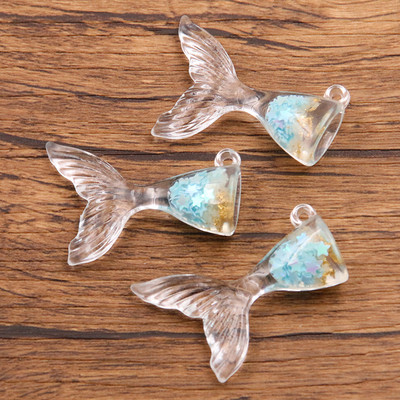 10tk 25x37MM 7 värvi loomad merineitsi saba amuletid ehete valmistamiseks käsitööks mereorganismide ripatsid lamedad meisterdamise kõrvarõngad võtmehoidja