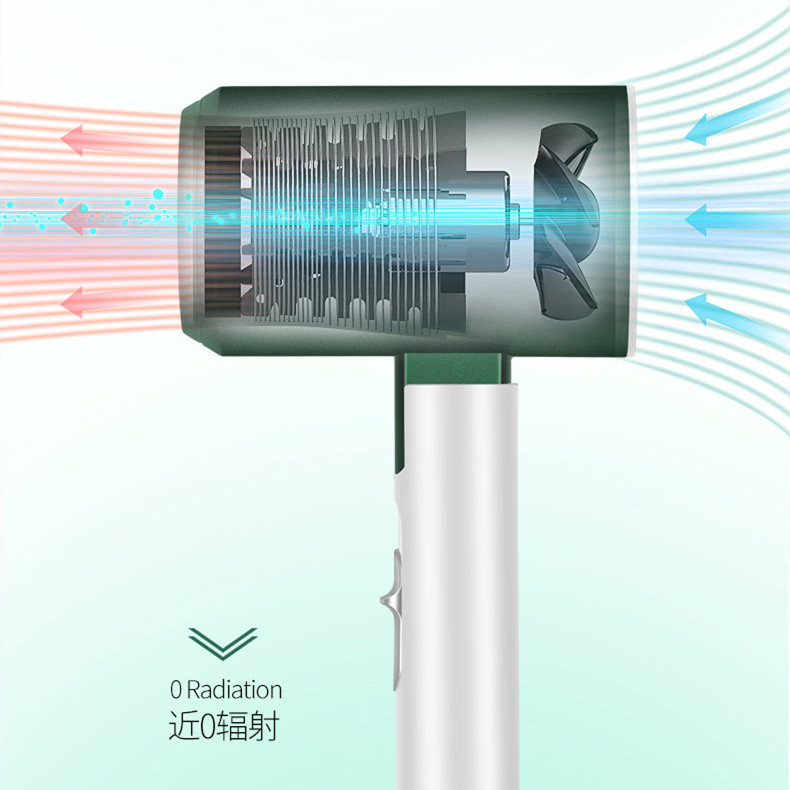 Professionaalne kaasaskantav kokkupandav föön 1800 W fööni jaoks Stiilitööriistad Kuuma/külma õhuga föön, 3 käiguga reguleerimine 220 V