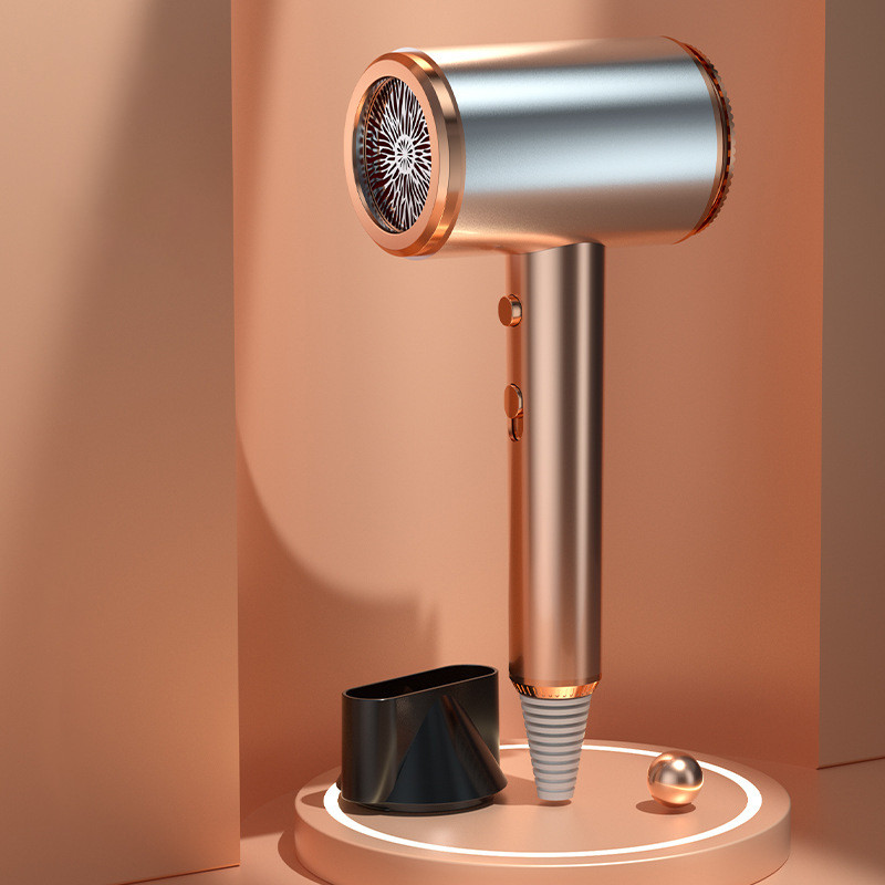 Nagy teljesítményű 2023 eredeti hajszárító Alacsony sugárzású Ultracsendes ionos hajápoló Gyors száradás koncentrátorral, 3 hőfokozat