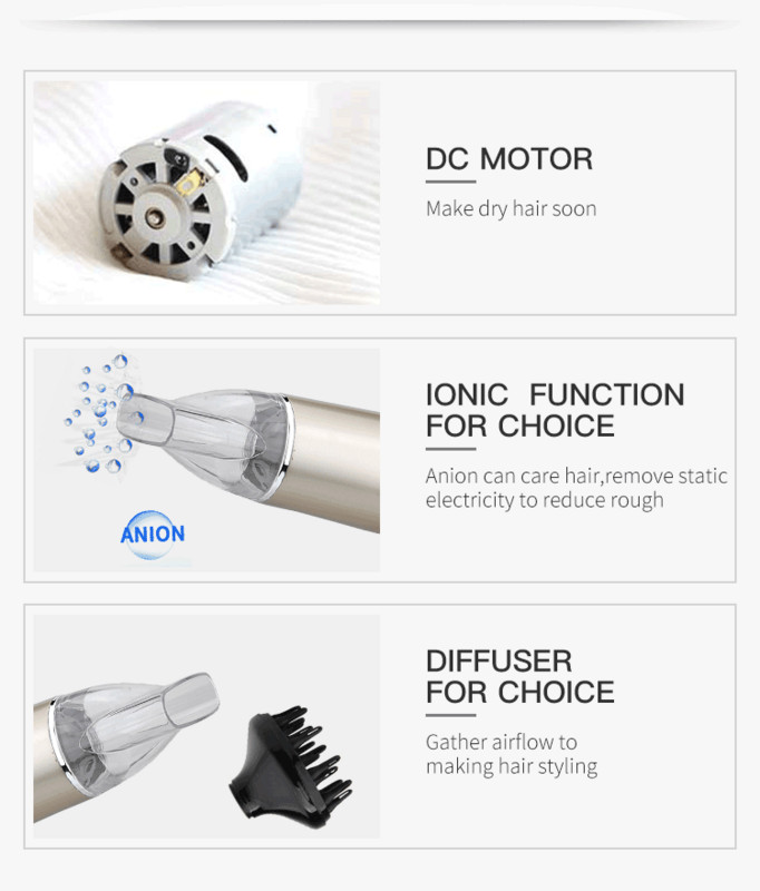 220V EU kištukas karštas šaltas vėjas profesionalus plaukų džiovintuvas plaukų džiovintuvas plaukų džiovintuvas plaukų salonui, skirtas naudoti buityje