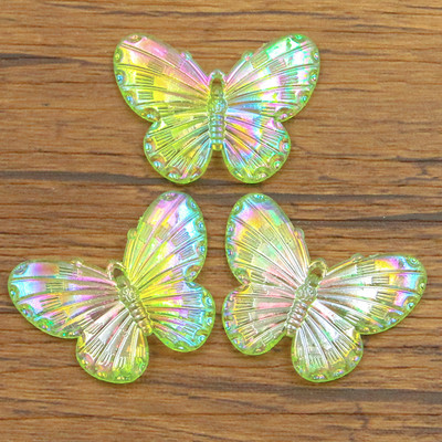 10 tk 23 * 30 mm 9 värvi astmeline liblikas vaigust kõrvarõngas võlusid isetegemise leiud 3D telefoni võtmehoidja käevõrud ripats ehete valmistamiseks