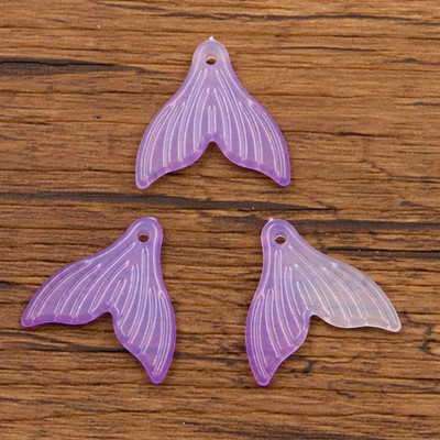 20tk 20*20mm 4värviline gradient kalasaba vaigust kõrvarõngas võlusid isetegemise leiud 3D telefoni võtmehoidja käevõrud ripats ehete valmistamiseks