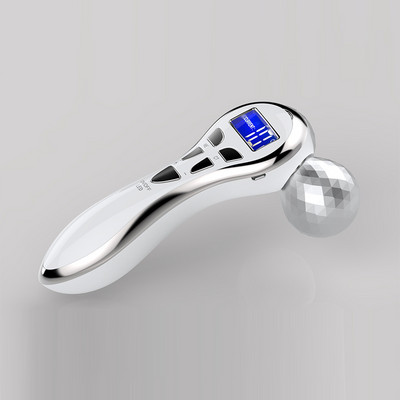 4D mikroáramú arcmasszírozó görgős USB újratölthető Face Lift Beauty roller testmasszázs öregedésgátló ráncok arcra vékony
