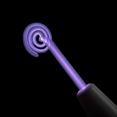 Spiraalelektrood HF Vahetage klaastoru Argoon Violet Ray Neoon Kõrgsageduslik näomasin Akne Nahahooldus Näomassaaž