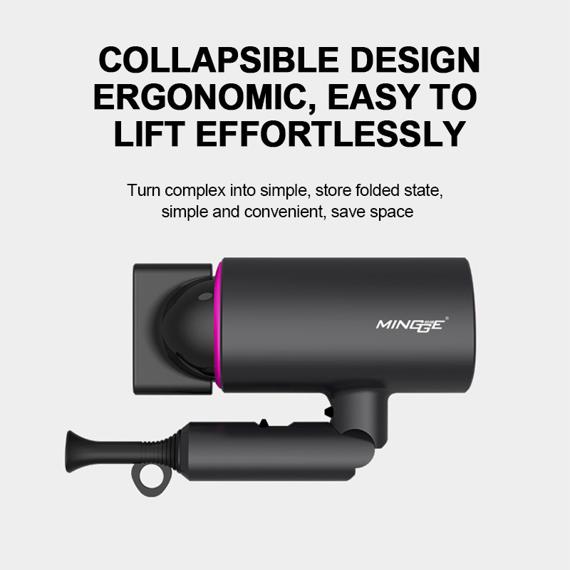 Profesionálny fén s výkonom 1800 W, skladací aniónový fén, teplý a studený vietor, salónny elektrický fén s konštantnou teplotou