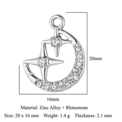 5 tk/partii tsingisulamist kivist täht planeet välguvõrud poolkuu päike ükssarvik ümmargune käevõru kaelakee ripats
