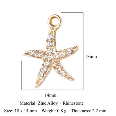 5Pcs/Lot Legura cinka Rhinestone Aligator Pauk Bee Charms Dupin Medvjed Slon Riba Puž Privjesak Narukvica Ogrlica Izrada