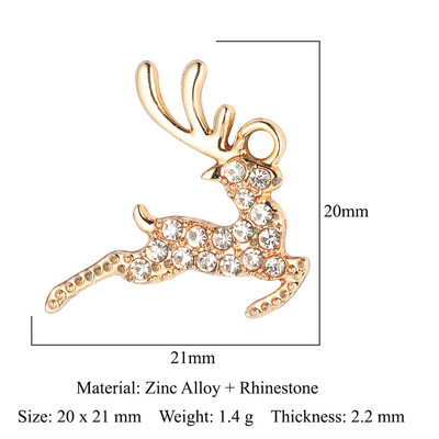 5Pcs/Lot Legura cinka Rhinestone Aligator Pauk Bee Charms Dupin Medvjed Slon Riba Puž Privjesak Narukvica Ogrlica Izrada