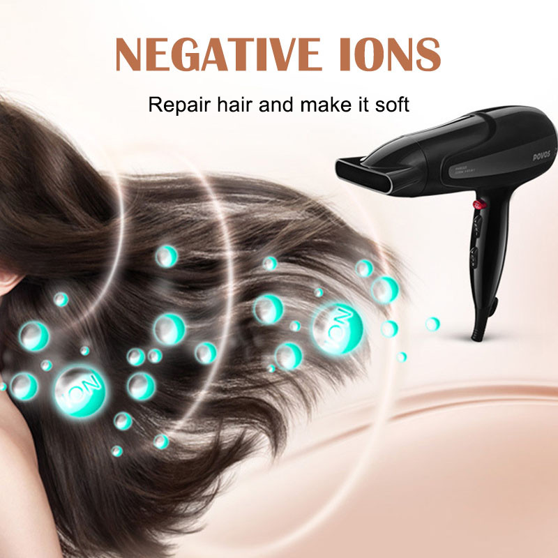 Föön suure võimsusega juuksurisalong föön 2200W negatiivsed ioonid Stiilitööriistad salongidesse Kuuma ja külma tuulega majapidamises kasutamiseks