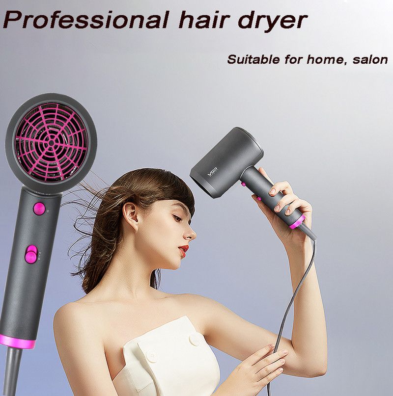 1800 W profesionalus plaukų džiovintuvas stiprus salonas neigiamas karšto ir šalto oro plaukų džiovintuvas elektrinis namų plaukų džiovintuvas Blow Travel Light