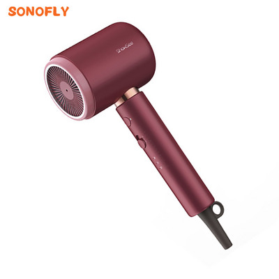 SONOFLY Showsee Мини анионен сешоар 55 ℃ постоянна температура 1800 W Бързо изсъхващ горещ и студен въздух Вентилатор за коса с магнитна дюза A112