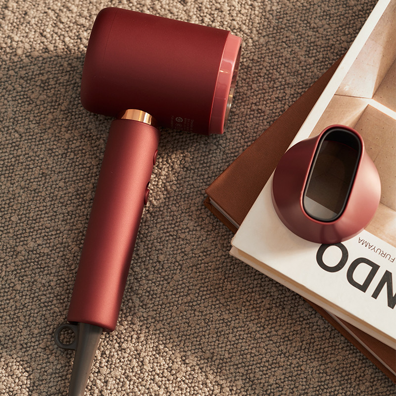 SONOFLY Showsee minianioonföön 55 ℃ konstantse temperatuuriga 1800 W kiire kuivamise kuuma ja külma õhu magnetotsikuga juuksepuhur A112