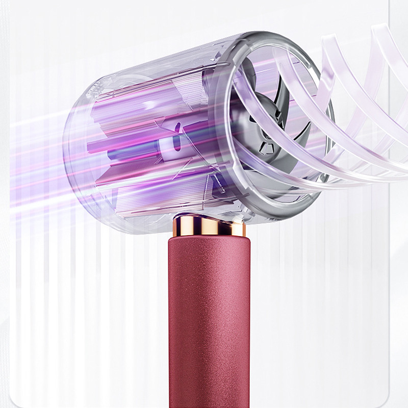 SONOFLY Showsee minianioonföön 55 ℃ konstantse temperatuuriga 1800 W kiire kuivamise kuuma ja külma õhu magnetotsikuga juuksepuhur A112