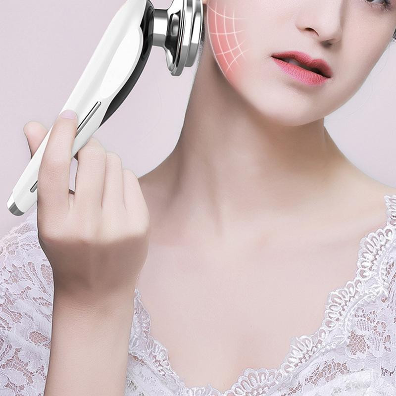 7-ühes näomasseerija kodune näonahahooldusvahend meestele ja naistele RF mikrovoolu LED-naha noorendamise eemaldaja