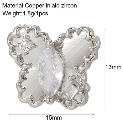 Armsad südamelindude krambid ehete valmistamise tarvikute jaoks Pave Roheline Punane Sinine Tsirkoon Kullavärvi Dijes Kaelakee Kõrvarõngad Käevõru