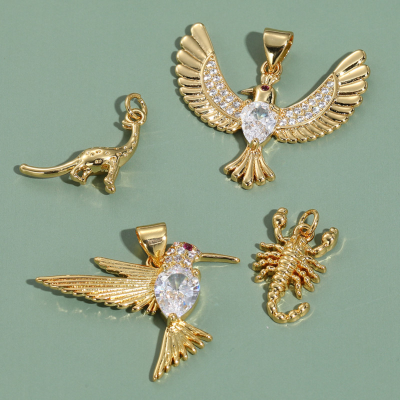 Armsad südamelindude krambid ehete valmistamise tarvikute jaoks Pave Roheline Punane Sinine Tsirkoon Kullavärvi Dijes Kaelakee Kõrvarõngad Käevõru