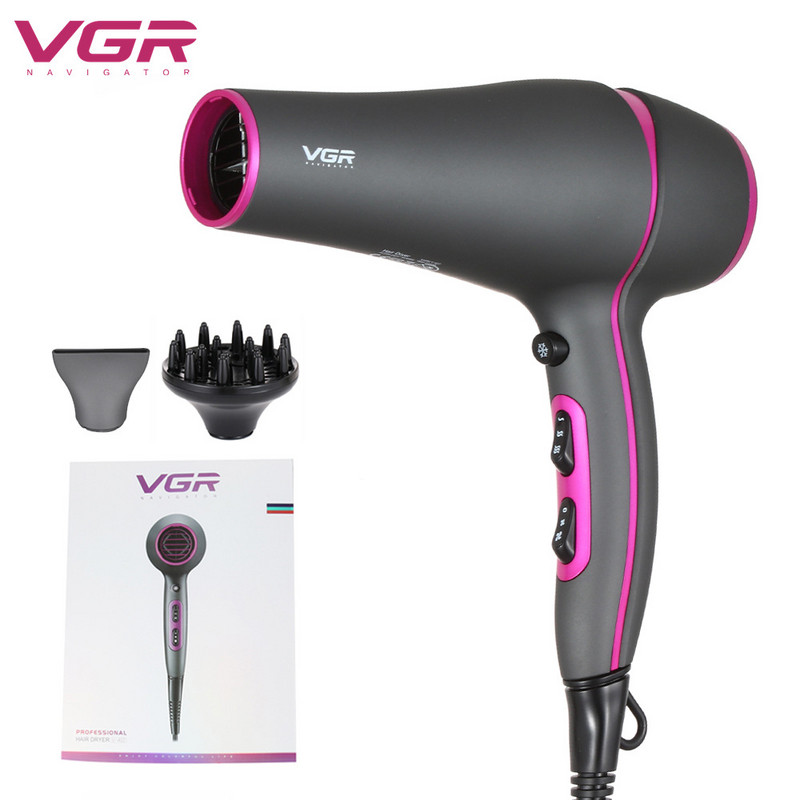 Uscător de păr cu ioni negativi de uz casnic Saloane de coafură Saloane de coafură Uscător de păr cald și rece Trachea termostatică de mare putere