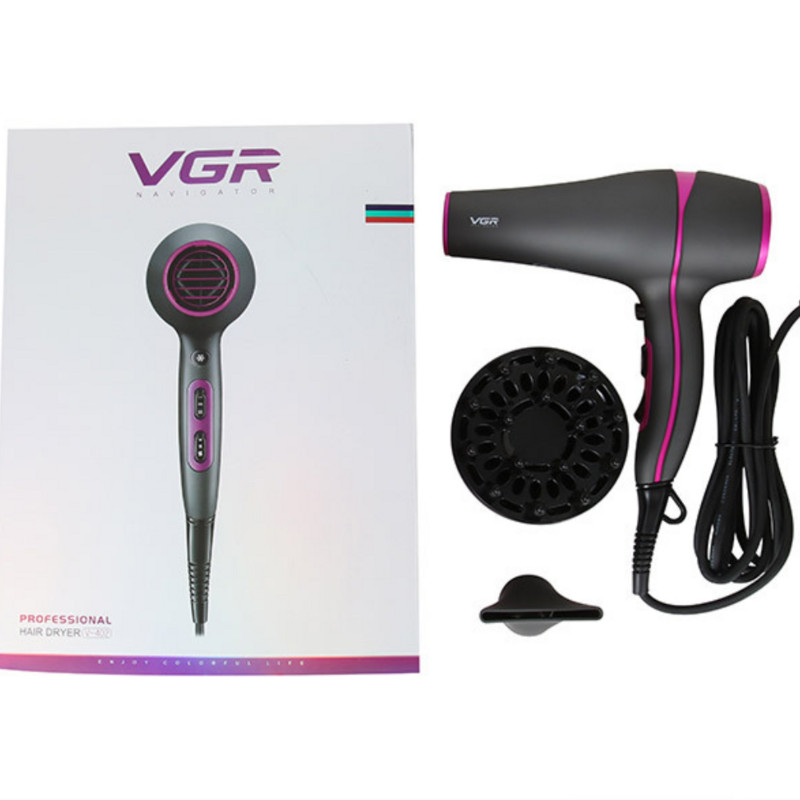 Uscător de păr cu ioni negativi de uz casnic Saloane de coafură Saloane de coafură Uscător de păr cald și rece Trachea termostatică de mare putere