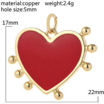 Heart Love Charms για κοσμήματα Προμήθειες κατασκευής Star Evil Blue Eye Χρυσό επιμεταλλωμένο CZ Diy Σκουλαρίκια Μενταγιόν Γούρια για κοσμήματα