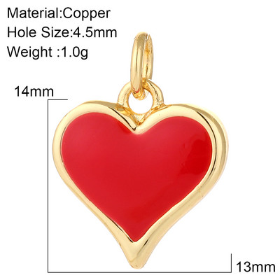 Heart Love Charms για κοσμήματα Προμήθειες κατασκευής Star Evil Blue Eye Χρυσό επιμεταλλωμένο CZ Diy Σκουλαρίκια Μενταγιόν Γούρια για κοσμήματα