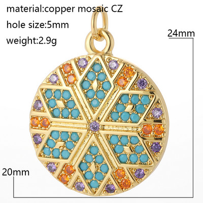 Oslikani emajlom Mjesec Zvijezda Privjesci za izradu nakita Privjesak zlatne boje Diy Naušnice Narukvica Ogrlica Privjesci Dodaci