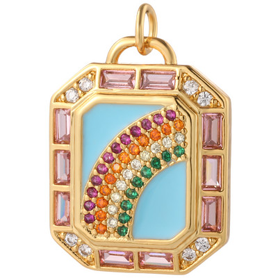 Oslikani emajlom Mjesec Zvijezda Privjesci za izradu nakita Privjesak zlatne boje Diy Naušnice Narukvica Ogrlica Privjesci Dodaci