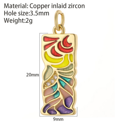 Oslikani emajlom Mjesec Zvijezda Privjesci za izradu nakita Privjesak zlatne boje Diy Naušnice Narukvica Ogrlica Privjesci Dodaci