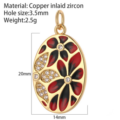 Oslikani emajlom Mjesec Zvijezda Privjesci za izradu nakita Privjesak zlatne boje Diy Naušnice Narukvica Ogrlica Privjesci Dodaci