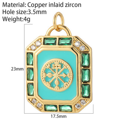 Oslikani emajlom Mjesec Zvijezda Privjesci za izradu nakita Privjesak zlatne boje Diy Naušnice Narukvica Ogrlica Privjesci Dodaci