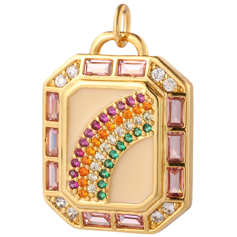 Oslikani emajlom Mjesec Zvijezda Privjesci za izradu nakita Privjesak zlatne boje Diy Naušnice Narukvica Ogrlica Privjesci Dodaci