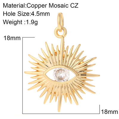 Evil Blue Eye Armsad Kõrvarõngad Amuletid Isetegija ripats Kaelakee Disainer Charms Telefon Kullavärvi Ehted Valmistamistarbed Kuri ripats