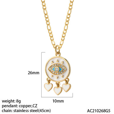 Evil Blue Eye Armsad Kõrvarõngad Amuletid Isetegija ripats Kaelakee Disainer Charms Telefon Kullavärvi Ehted Valmistamistarbed Kuri ripats