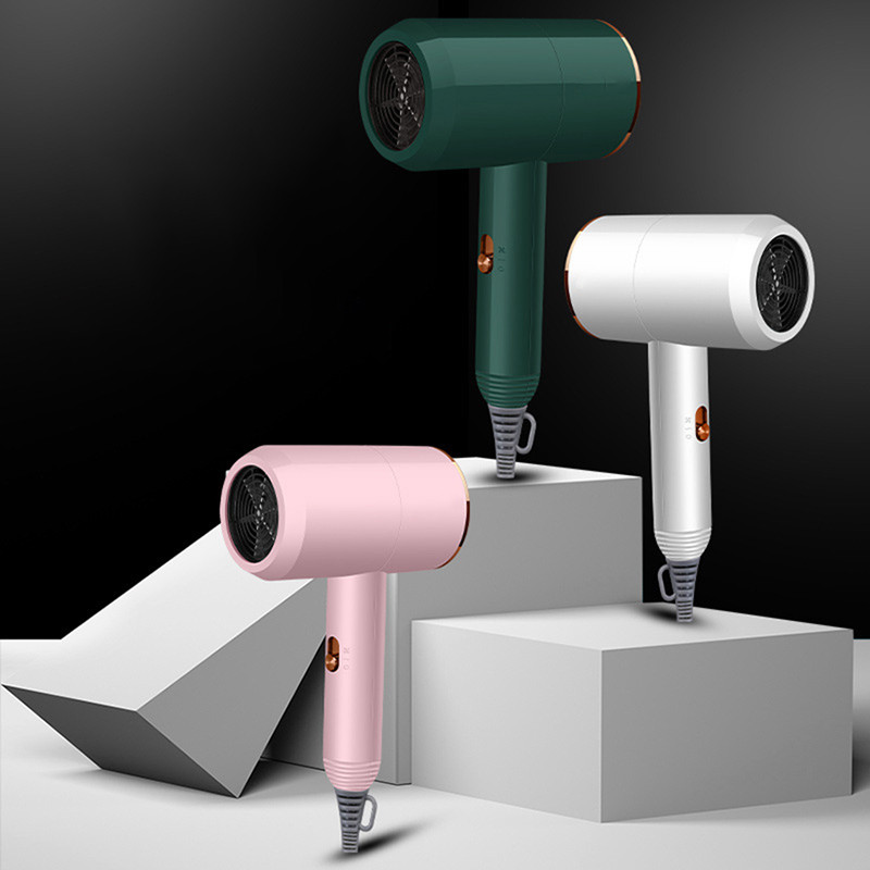 Kahjustuste eest kaitsev föön lilla valgusega, AC Motor Styling föön, juuksehoolduspuhur, 2 otsikuga