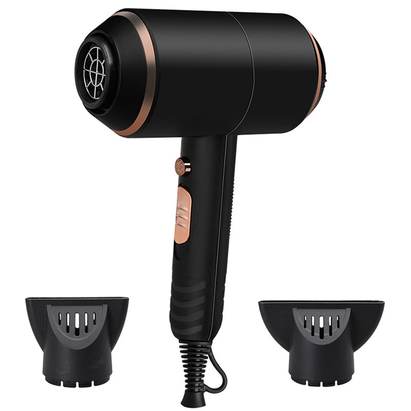 Kahjustuste eest kaitsev föön lilla valgusega, AC Motor Styling föön, juuksehoolduspuhur, 2 otsikuga