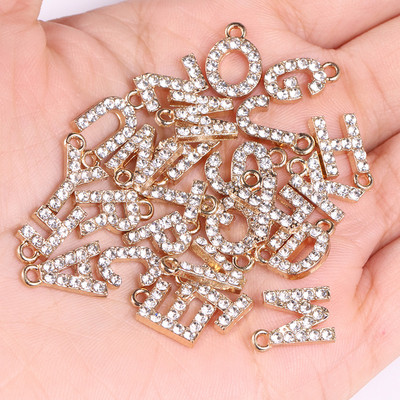 20 tk/partii sädelev kristalltsirkooniumoksiid, 26 kirjaga ripats naistele kaelakee kõrvarõngad, ehted sulamist kivikivist võluripatsi isetegemise komplekt