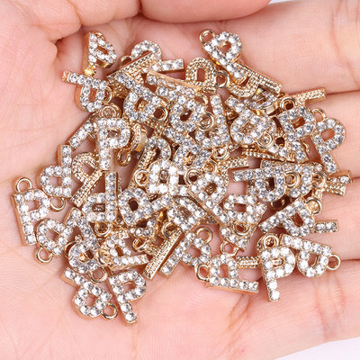 20 tk/partii sädelev kristalltsirkooniumoksiid, 26 kirjaga ripats naistele kaelakee kõrvarõngad, ehted sulamist kivikivist võluripatsi isetegemise komplekt