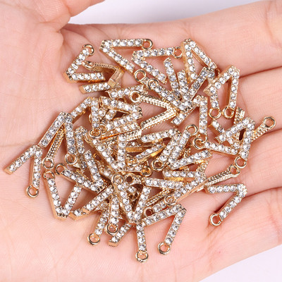 20 tk/partii sädelev kristalltsirkooniumoksiid, 26 kirjaga ripats naistele kaelakee kõrvarõngad, ehted sulamist kivikivist võluripatsi isetegemise komplekt