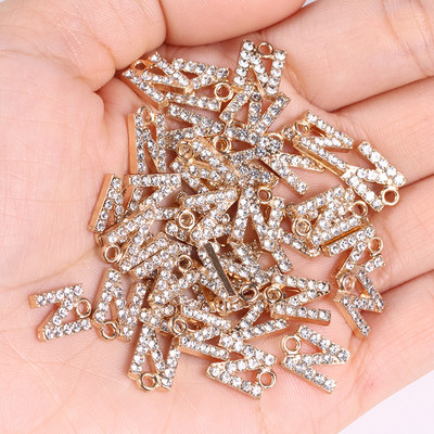 20 tk/partii sädelev kristalltsirkooniumoksiid, 26 kirjaga ripats naistele kaelakee kõrvarõngad, ehted sulamist kivikivist võluripatsi isetegemise komplekt