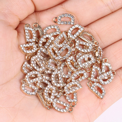 20 tk/partii sädelev kristalltsirkooniumoksiid, 26 kirjaga ripats naistele kaelakee kõrvarõngad, ehted sulamist kivikivist võluripatsi isetegemise komplekt