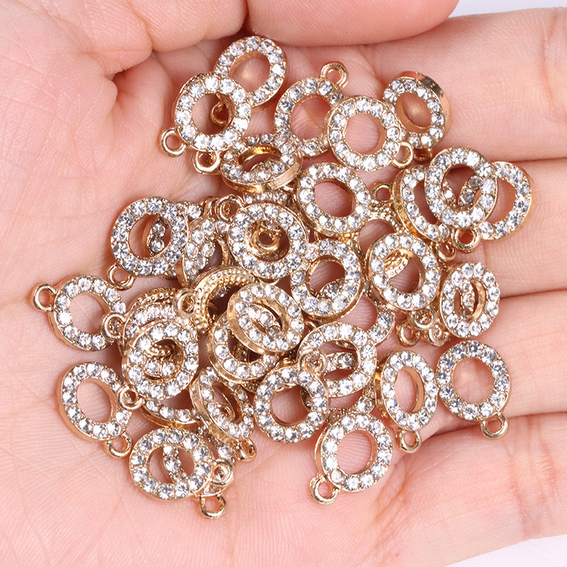 20 tk/partii sädelev kristalltsirkooniumoksiid, 26 kirjaga ripats naistele kaelakee kõrvarõngad, ehted sulamist kivikivist võluripatsi isetegemise komplekt