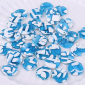 10 tk 18x18mm segavärvi ümmargune väike võluripats akrüülist kõrvarõnga kaelakee meisterdamiseks ehete tegemiseks, võtmehoidja juukseaksessuaarid