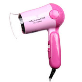 Kiváló minőségű, összecsukható nyelű hajszárító EU Plug Blow Dryer Wind Alacsony zajszintű Hajfúvó Otthoni Szabadtéri Utazási Hajszárítóhoz