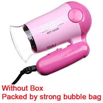 Kiváló minőségű, összecsukható nyelű hajszárító EU Plug Blow Dryer Wind Alacsony zajszintű Hajfúvó Otthoni Szabadtéri Utazási Hajszárítóhoz