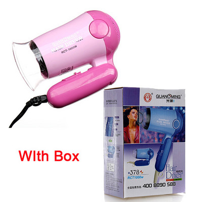 Kiváló minőségű, összecsukható nyelű hajszárító EU Plug Blow Dryer Wind Alacsony zajszintű Hajfúvó Otthoni Szabadtéri Utazási Hajszárítóhoz